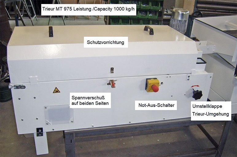 Separater Labor–Trieur Typ MT - 975