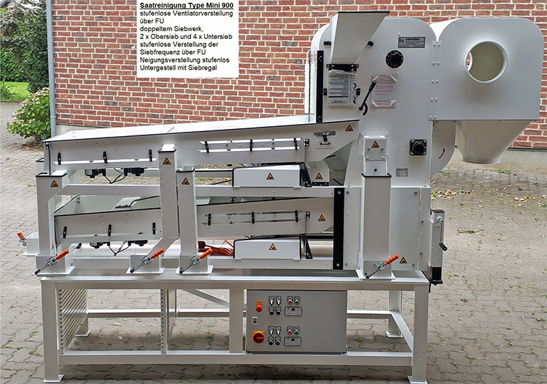 Labor-Saatgutreiniger Typ MINI 900